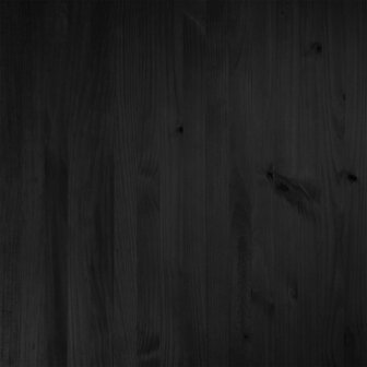 Eetbank NOAIN 120 x 41 x 45 cm Massief grenenhout Zwart 8
