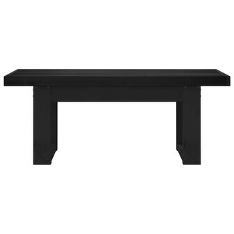 Eetbank NOAIN 120 x 41 x 45 cm Massief grenenhout Zwart 3