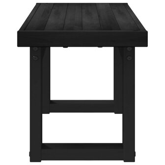 Eetbank NOAIN 120 x 41 x 45 cm Massief grenenhout Zwart 4