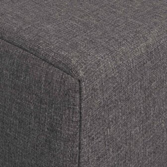 Vouwbare Bankbed Lichtgrijs 200 x 70 x 10 cm Stof 7