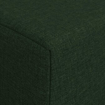 Vouwbare Bankbed Donkergroen 200 x 70 x 10 cm Stof 7
