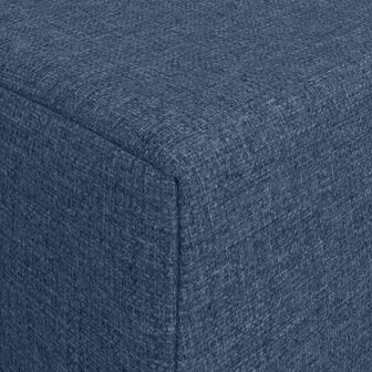 Vouwbare Bankbed Blauw 200 x 70 x 10 cm Stof 7