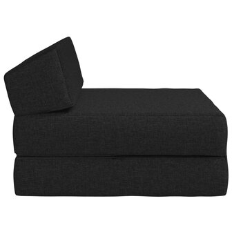 Vouwbare Bankbed Zwart 60 x 70 x 41 cm Stof 4