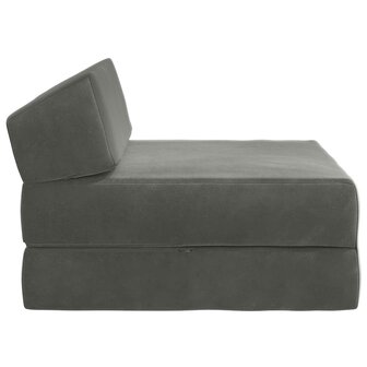 Vouwbare Bankbed Donkergrijs 60 x 70 x 41 cm Stof 4