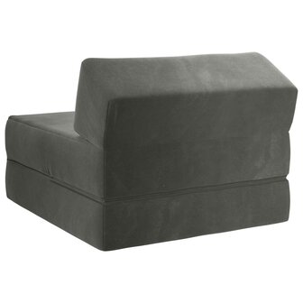 Vouwbare Bankbed Donkergrijs 60 x 70 x 41 cm Stof 5