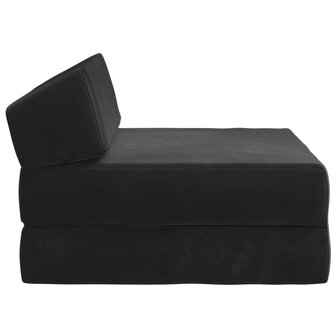 Vouwbare Bankbed Zwart 60 x 70 x 41 cm Stof 4