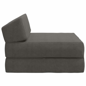 Vouwbare Bankbed Donkergrijs 60 x 70 x 41 cm Stof 4