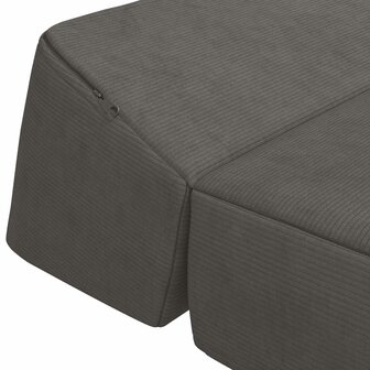 Vouwbare Bankbed Donkergrijs 60 x 70 x 41 cm Stof 6