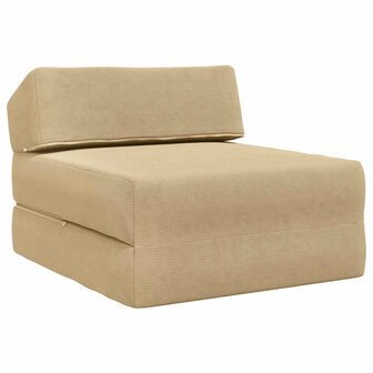 Vouwbare Bankbed Groen Grijs 60 x 70 x 41 cm Stof 2