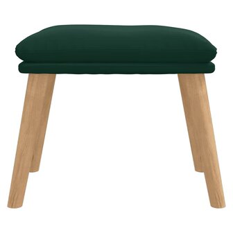 Voetenbank 45x29,5x35 cm fluweel donkergroen 3