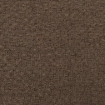 Voetenbank 45x29,5x35 cm stof en kunstleer bruin 5