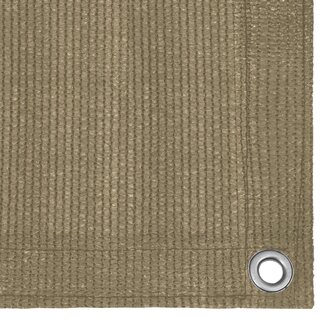 Balkonscherm 90x300 cm HDPE taupe 3