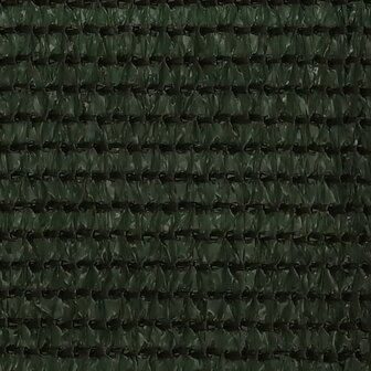 Balkonscherm 75x400 cm HDPE donkergroen 2