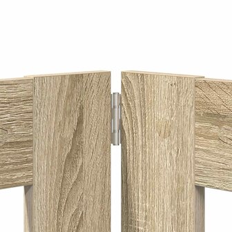 Hondenhekje met standaards 2 pcs Sonoma Eiken 60 x 80 cm 6