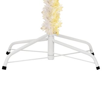 Kunstkerstboom met iriserende uiteinden 180 cm PVC wit 6