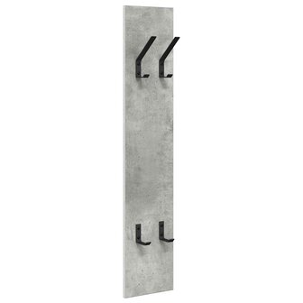 Wandgemonteerde kapstok Beton Grijs 20 x 1,5 x 100 cm 2