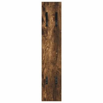 Wandgemonteerde kapstok Gerookt eiken 20 x 1,5 x 100 cm 5