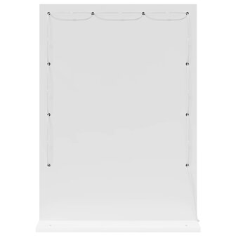 Make-up spiegel Wit 70 x 50 x 18 cm Glas en Hout met Kunststof 6
