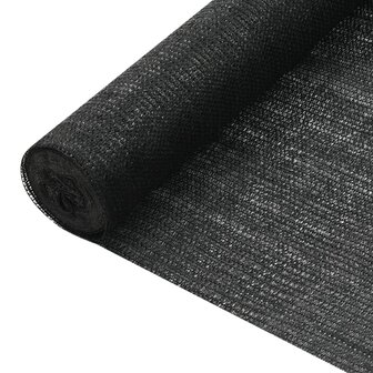 Privacynet 75 g/m&sup2; 1,2x10 m HDPE zwart 1