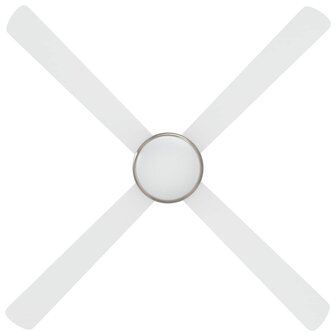 Plafondventilator met licht en afstandsbediening &Oslash; 130 cm Wit 4