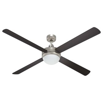 Plafondventilator met licht en afstandsbediening &Oslash; 130 cm 3