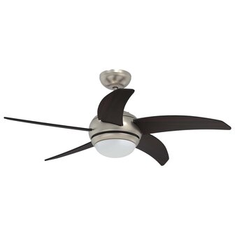 Plafondventilator met licht en afstandsbediening &Oslash; 110 cm 4