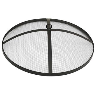 Vuurschaal en barbecue 2-in-1 met pook 59x59x60 cm rvs 6