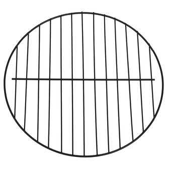 Vuurschaal en barbecue 2-in-1 met pook 59x59x60 cm rvs 7