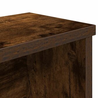 Keukenrek stapelbaar 60x15x16 cm bewerkt hout gerookt eiken 6