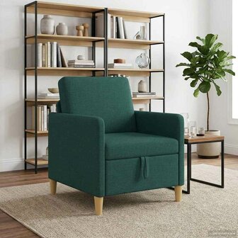 Bank met opslag Donkergroen 72 x 78 x 87 cm Polyester 1