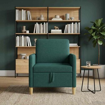 Bank met opslag Donkergroen 72 x 78 x 87 cm Polyester 3