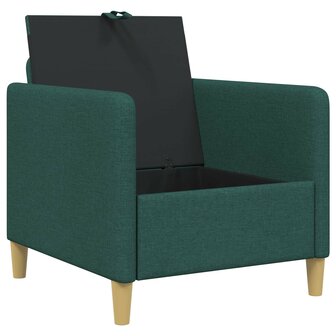 Bank met opslag Donkergroen 72 x 78 x 87 cm Polyester 4