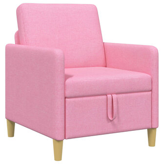 Bank met opslag Roze 72 x 78 x 87 cm Polyester 2