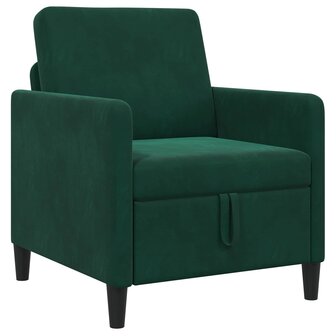 Bank met opslag Donkergroen 72 x 78 x 87 cm Polyester 2