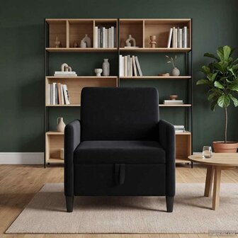 Bank met opslag Zwart 72 x 78 x 87 cm Polyester 1