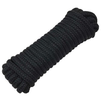 Boottouw 6 m 1.2 Zwart Polyester 3