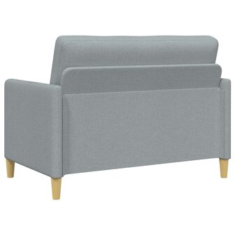Bankenset met opbergruimte 2 pcs Lichtgrijs Polyester 4