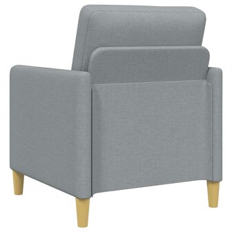 Bankenset met opbergruimte 2 pcs Lichtgrijs Polyester 5