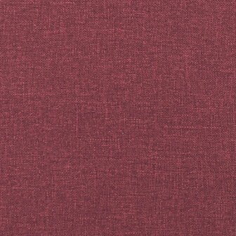 Bankenset met opbergruimte 2 pcs Wijnrood Polyester 8