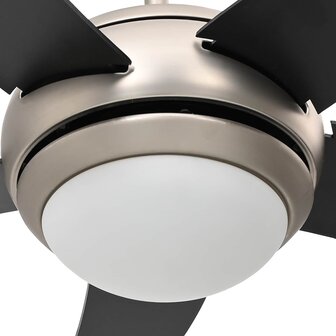 Plafondventilator met licht en afstandsbediening &Oslash; 110 cm Zwart 7