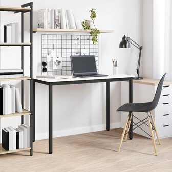 Eettafel Wit 110 x 55 x 75 cm Massief grenenhout 4