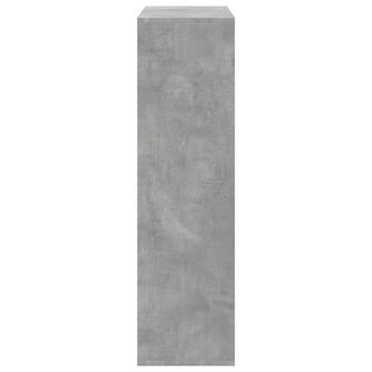 Kamerscherm / boekenkast 69,5x29x103,5 cm hout betongrijs 7