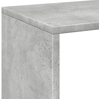 Kamerscherm / boekenkast 69,5x29x103,5 cm hout betongrijs 8