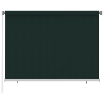 Rolgordijn voor buiten 200x140 cm HDPE donkergroen 1