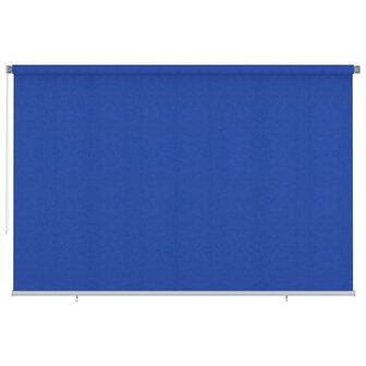 Rolgordijn voor buiten 350x230 cm HDPE blauw 1