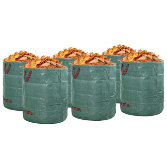 Tuinafvalzakken 12 pcs Groen 45 x 45 x 76 cm Polypropyleen 2