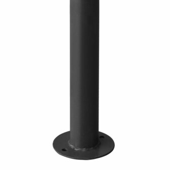 Prieel 3x3 m 180 g/m&sup2; stof en staal antracietkleurig 7