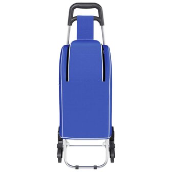 Boodschappentrolley Blauw 39,5 x 33 x 93 cm Oxford stof 8