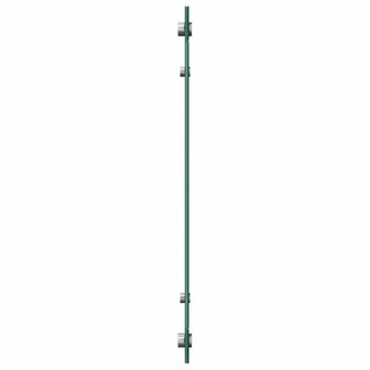 Spatscherm keuken 90x50 cm gehard glas zwart 6