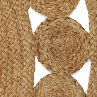 Vloerkleed Naturel &Oslash; 90 cm Jute 3